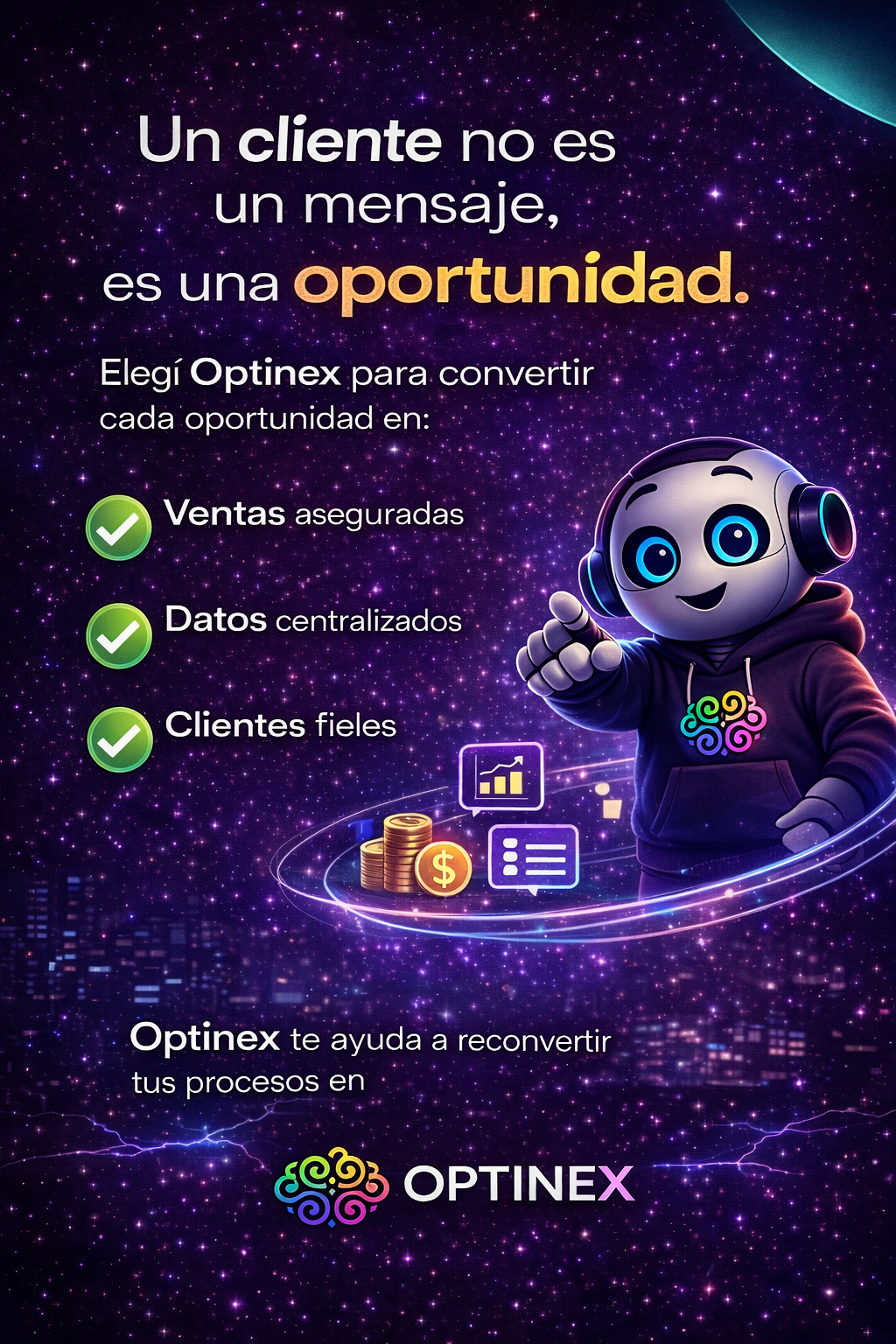 Optinex: Tu equipo 24/7